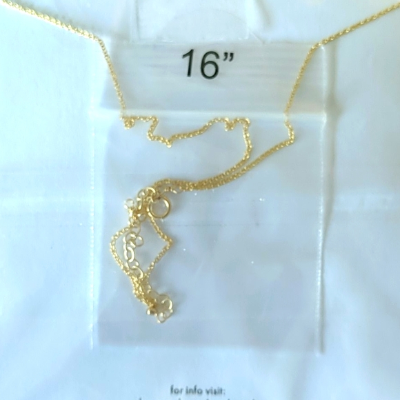 DOGEARED Love Is Love Gold Plated Crystal Necklace - Picture 2 of 3